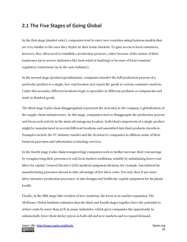 Fundamentals of Global Strategy - Page 29